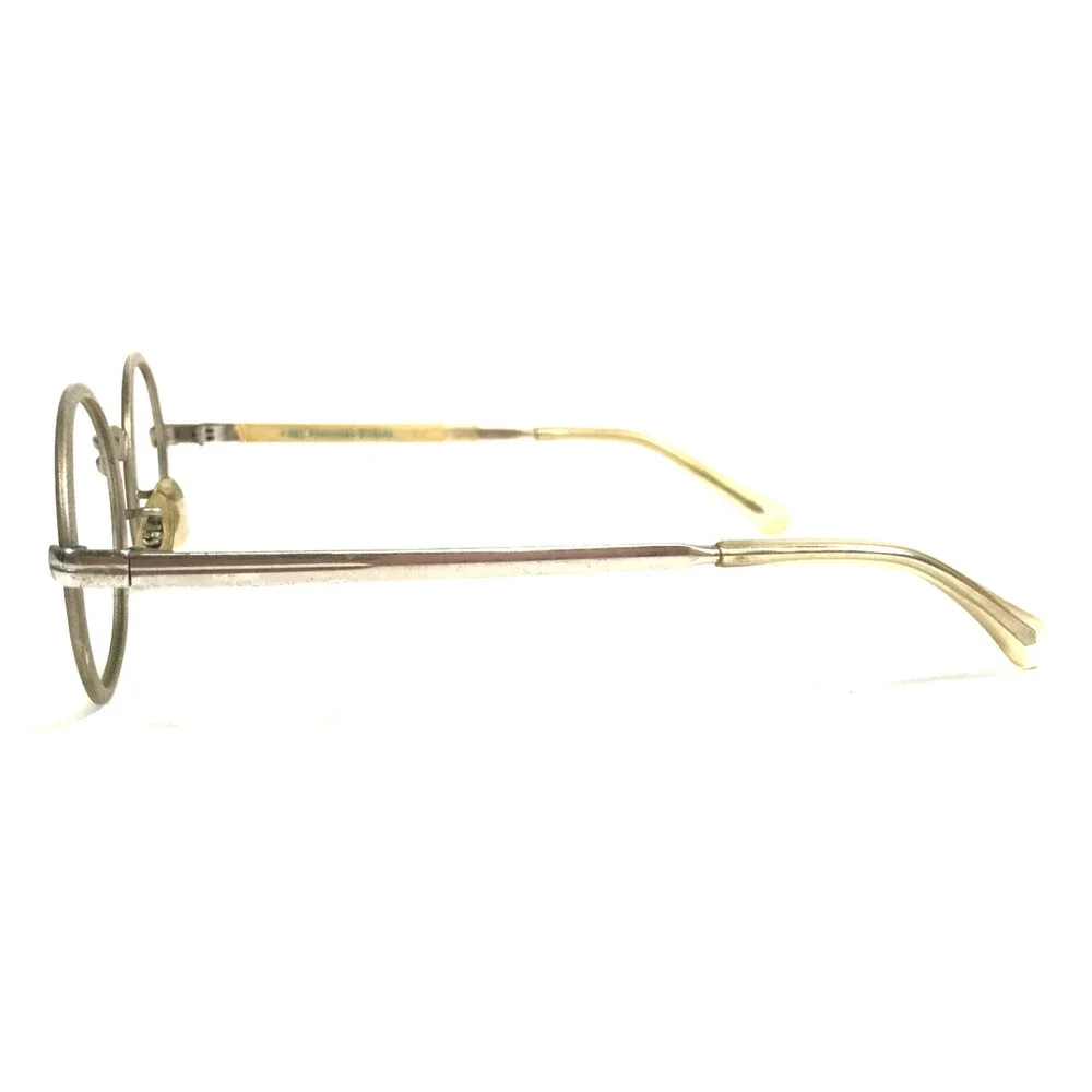 Vintage Universal Eyeglasses Frames #460 Pembroke-Slvtone Silvertone 50-20-130
